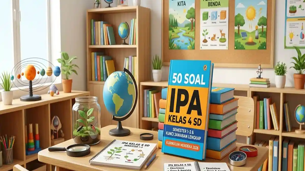 50 Soal IPA Kelas 4 SD Semester 1-2 Lengkap dengan Kunci Jawaban