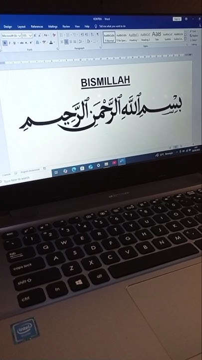 Membuat Bismillah di MS Word msword wordtips word shorts - YouTube Membuat Bismillah di MS Word msword wordtips word shorts - YouTube