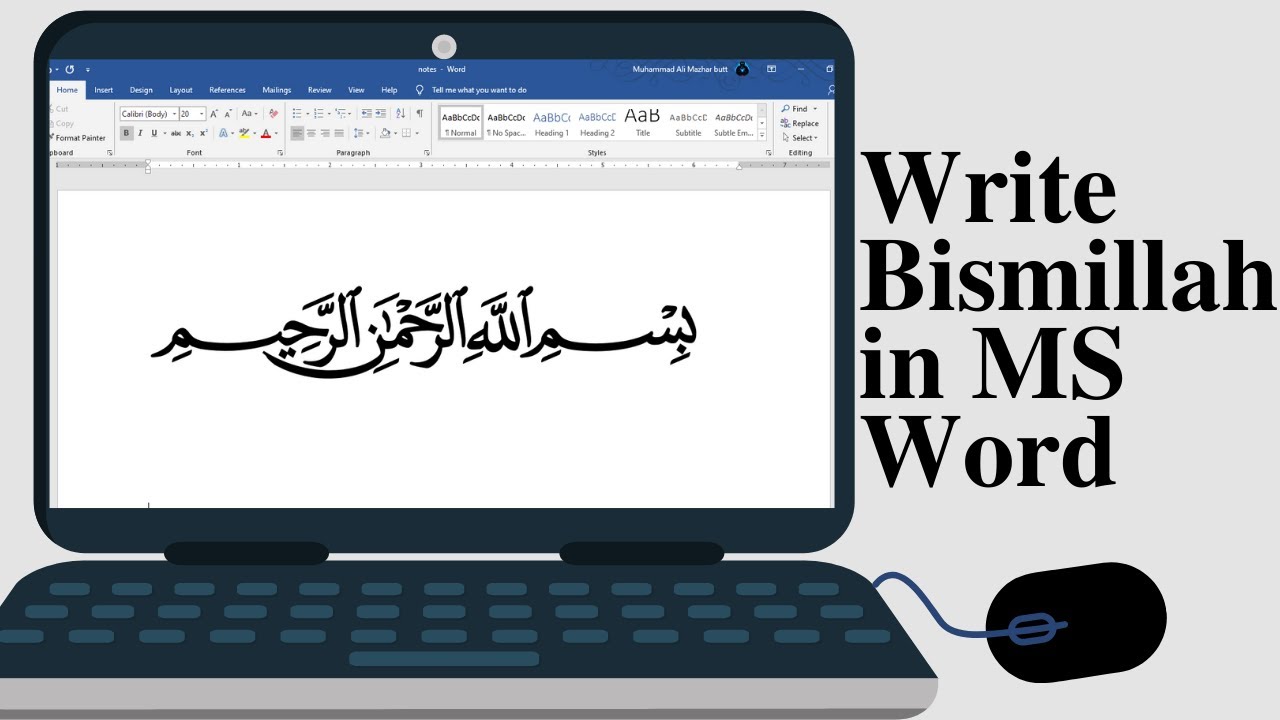 3 Rahasia Cara Menulis Arab Bismillah di Ms Word yang Jarang Diketahui