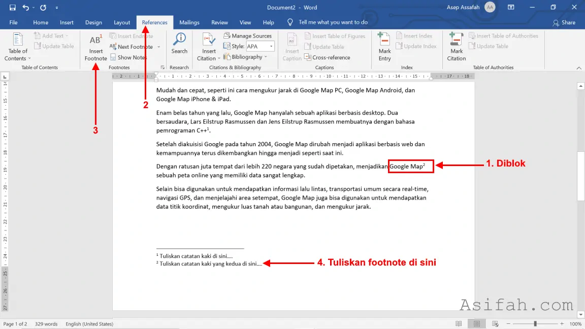 5 Cara Bikin Footnote di Word dari Internet yang Benar, Wajib Tahu