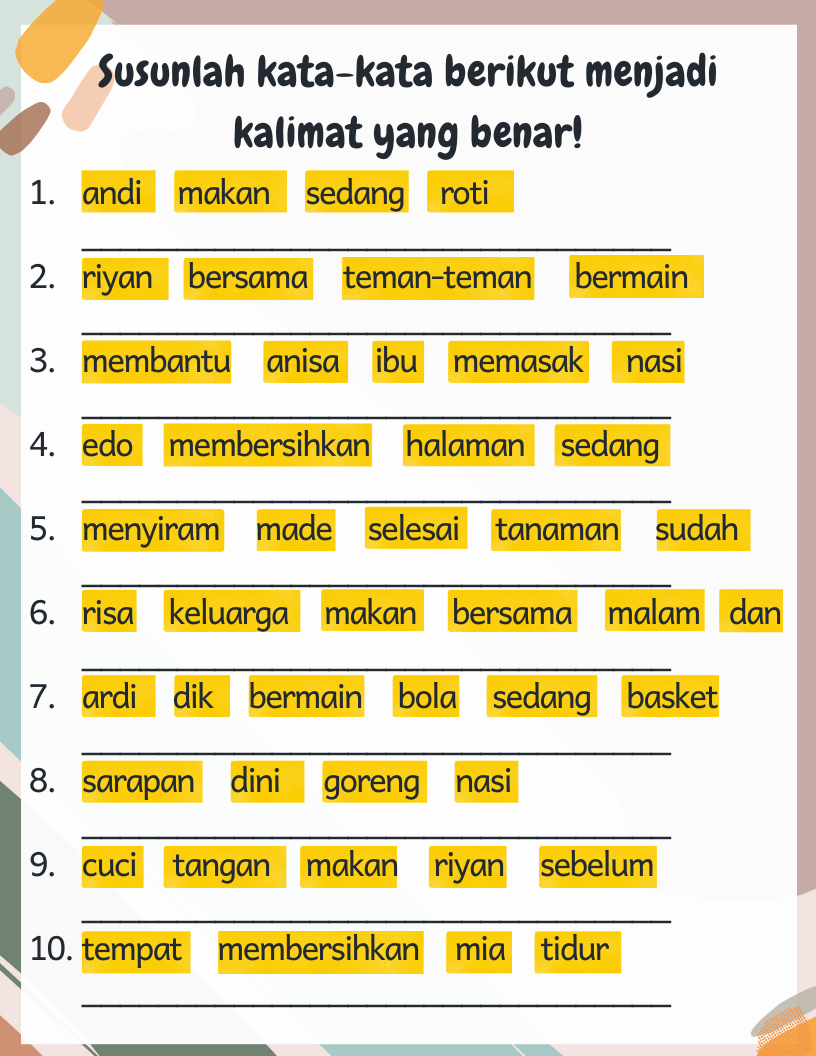 5 Contoh Soal Essay Membuat Kalimat Kelas 3 SD yang Wajib Dicoba Guru