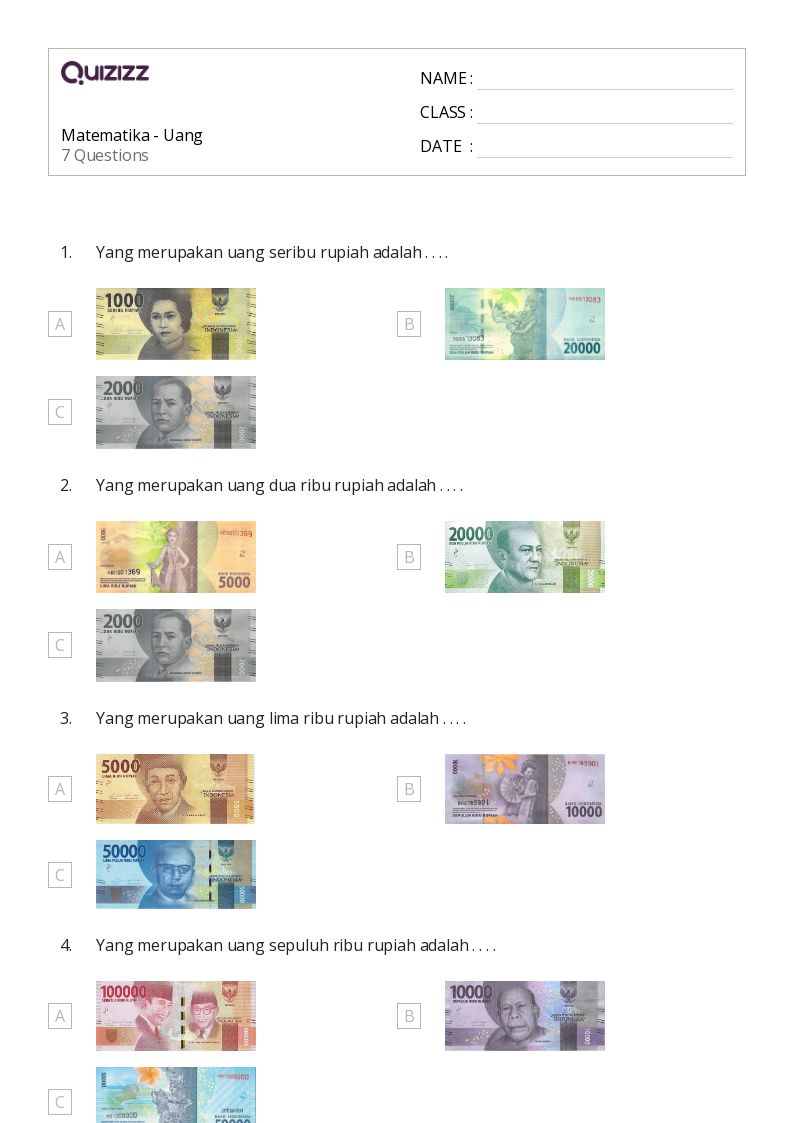 5 Fakta Mengejutkan dari Contoh Soal Diagram dan Uang Kelas 3 SD yang Wajib Tahu