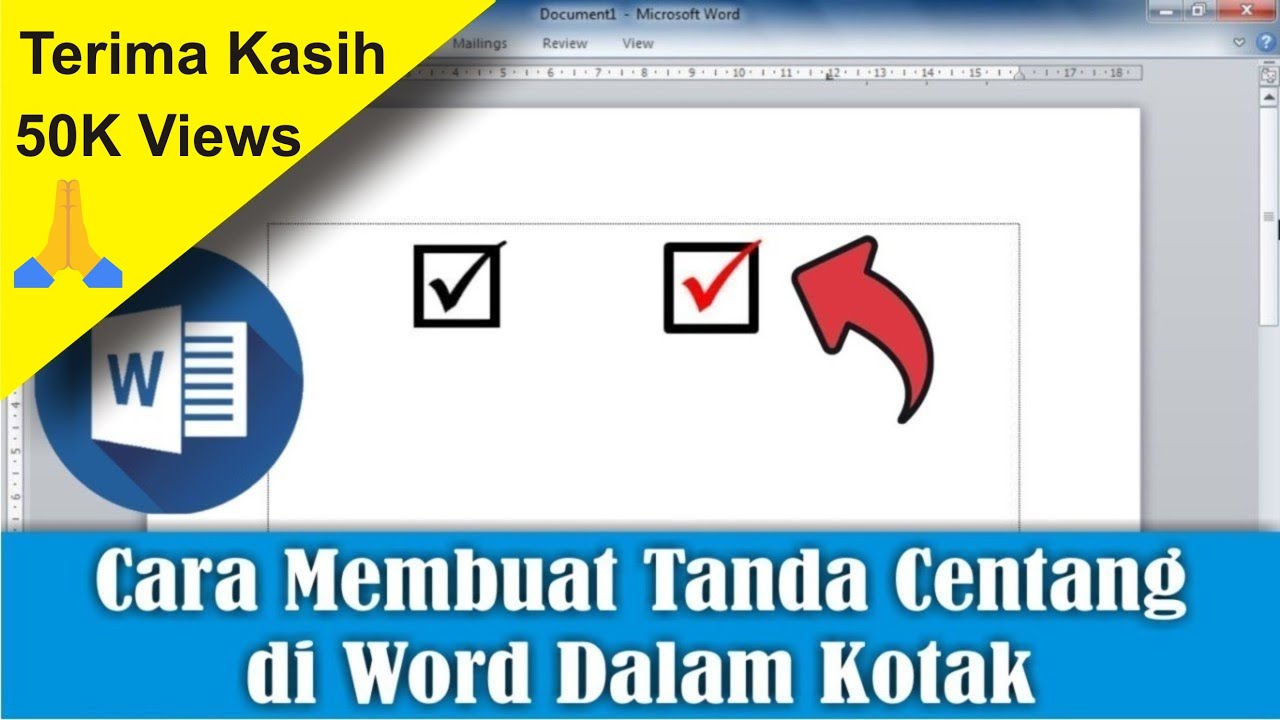 5 Langkah Cara Membuat Kotak Ceklis di Word, Ternyata Banyak yang Salah!