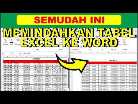 7 Cara Memindahkan Tabel Excel ke Word Agar Tidak Terpotong, Akhirnya Terbukti Ampuh