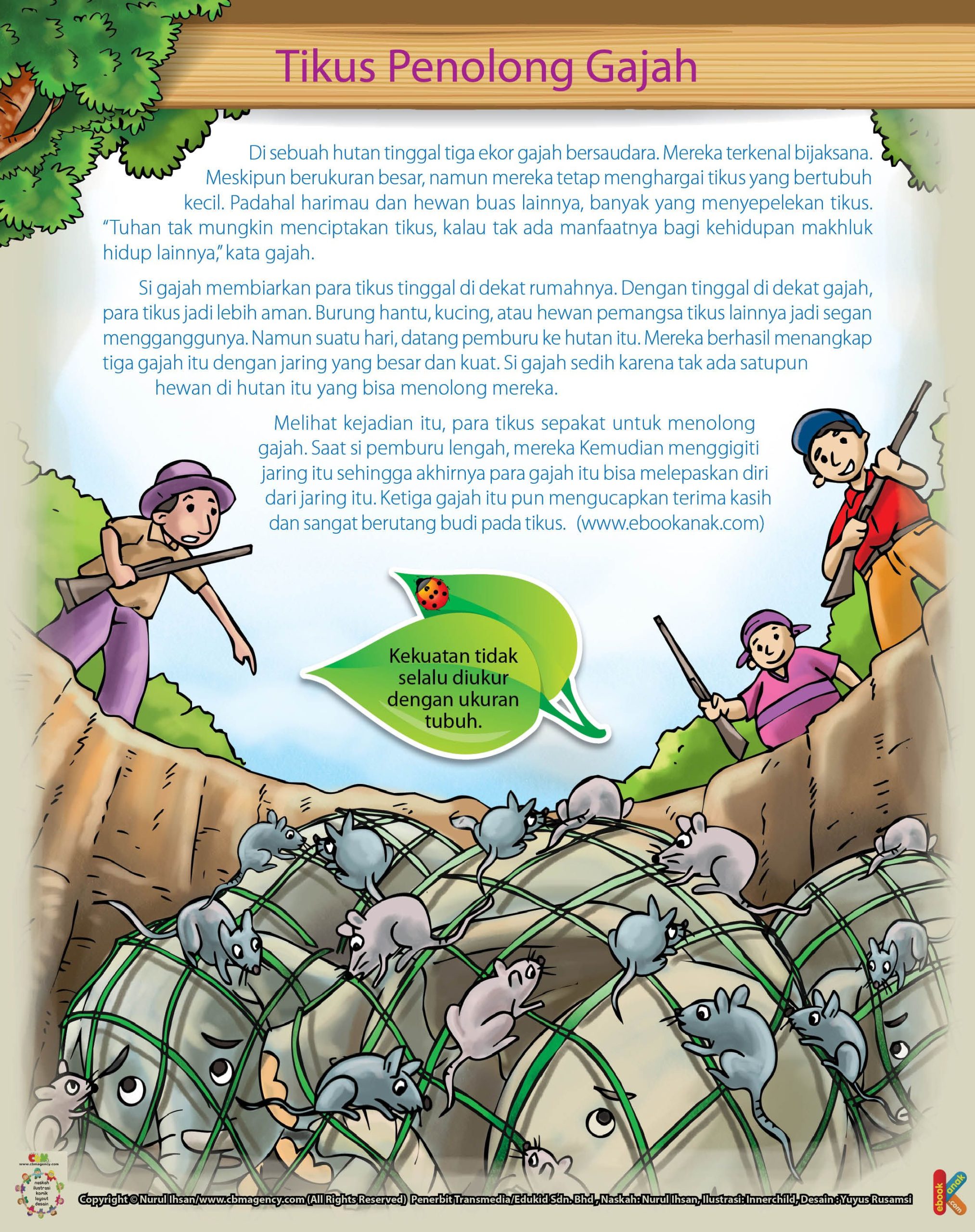 Persaudaraan Tikus dan Tiga Gajah Bersaudara Ebook Anak Dongeng Persaudaraan Tikus dan Tiga Gajah Bersaudara Ebook Anak Dongeng
