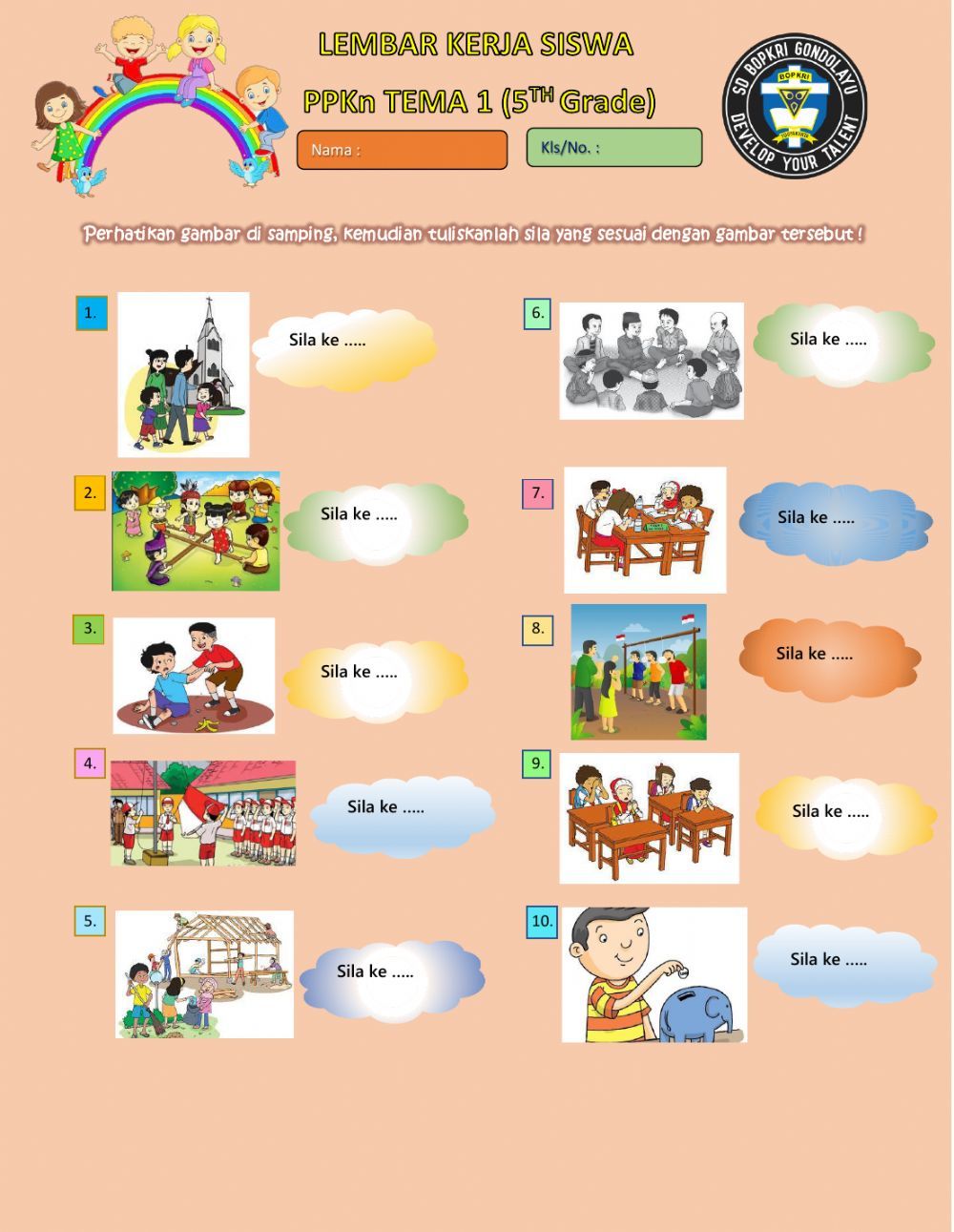 Contoh Lkpd Yang Menarik Diary Guru - Free Word Template