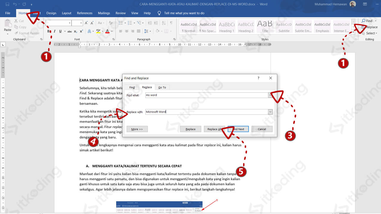 7 Rahasia Terbukti Cara Ubah Sekaligus Banyak Kata di Word untuk Percepat Kerja Anda