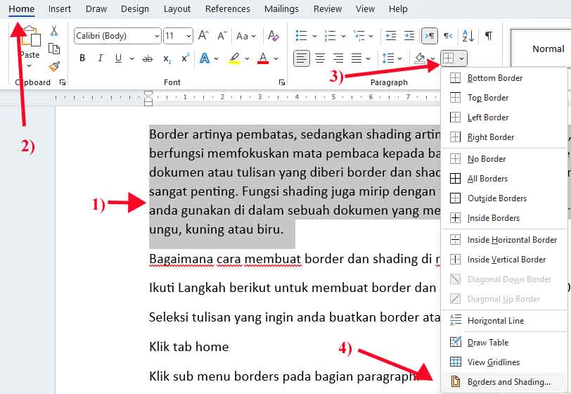 7 Tips Terbukti Cara Ubah Satuan Pt Border Pada Word Tanpa Ribet Sebelum Terlambat