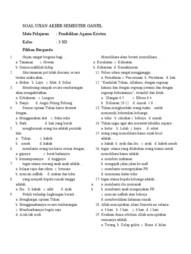 Jangan Sampai Salah Latihan, Ini Contoh Soal Pelajaran Agama TKM Kelas 3 SD Semester 1 yang Wajib Dikuasai Jangan Sampai Salah Latihan, Ini Contoh Soal Pelajaran Agama TKM Kelas 3 SD Semester 1 yang Wajib Dikuasai