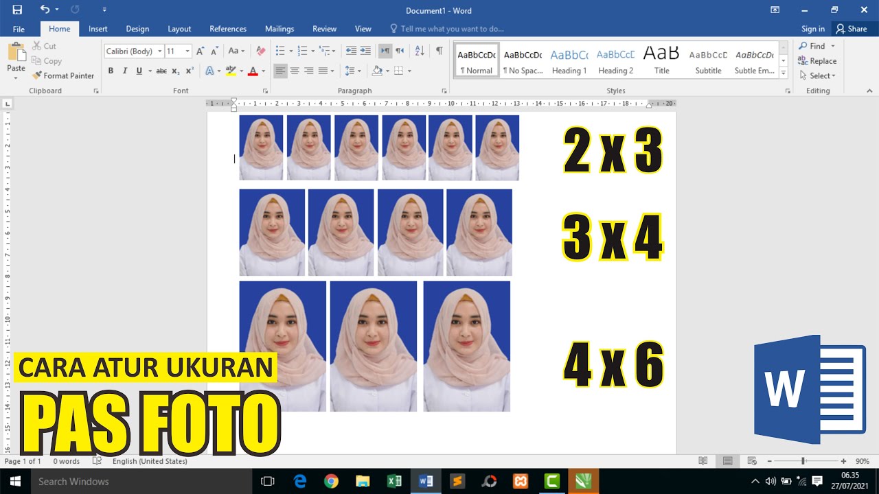Rahasia mengubah ukuran foto 4×6 di Word dengan latar warna tepat sebelum terlambat