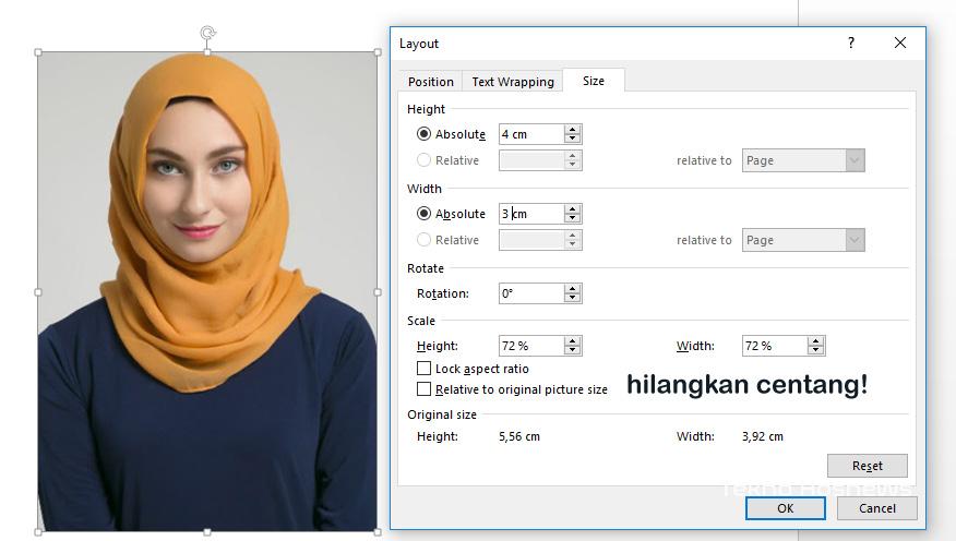 Rahasia mengubah ukuran foto lewat word agar lolos seleksi kedinasan yang jarang diketahui