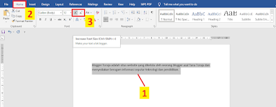Ternyata Ini Cara Paling Cepat Mengubah Ukuran Huruf di Word Menjadi 12.3 yang Jarang Diketahui