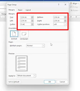 2 Cara Merubah Ukuran Satuan Margin Dari Inchi Ke CM di Microsoft Word 2 Cara Merubah Ukuran Satuan Margin Dari Inchi Ke CM di Microsoft Word