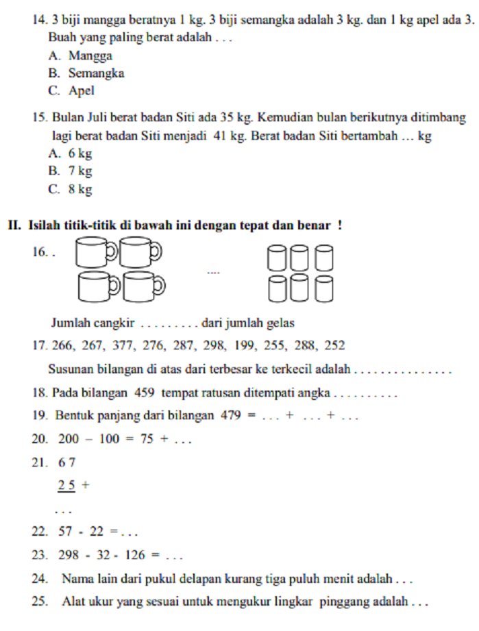 Rahasia Skor Tinggi Lewat Bocoran Soal Bahasa Inggris Kelas 6 Semester 1 2015 Terbaru