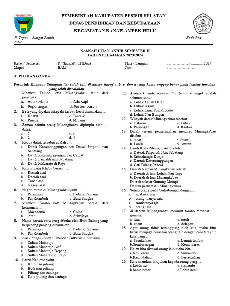 Rahasia Nilai Sempurna dengan Latihan Soal UAS Kelas 4 Semester 2 Kurtilas Terbaru Rahasia Nilai Sempurna dengan Latihan Soal UAS Kelas 4 Semester 2 Kurtilas Terbaru